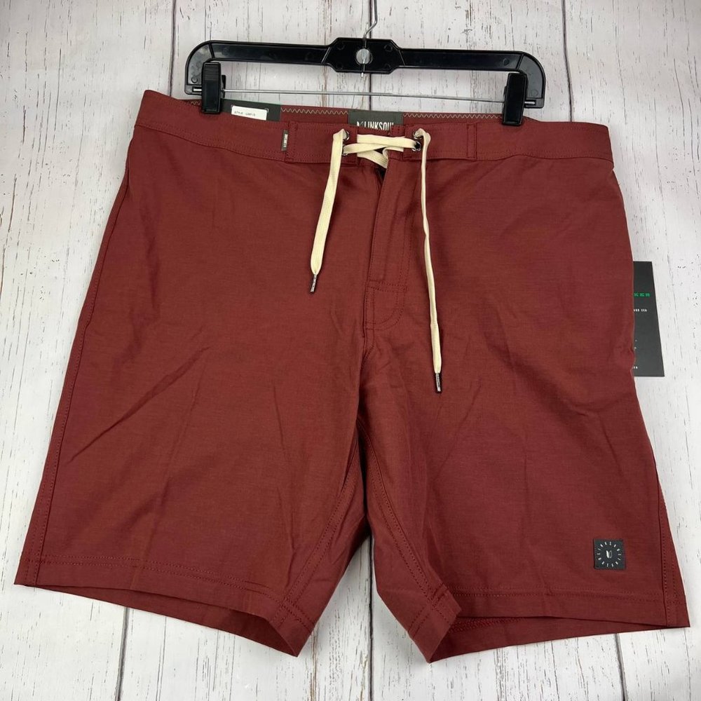 LinkSoul Golf 35‎ Board Walker Plain Shorts Redwood Men New
